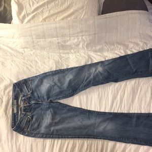Joe’s skinny flare bottom jeans